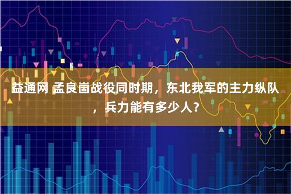 益通网 孟良崮战役同时期，东北我军的主力纵队，兵力能有多少人？